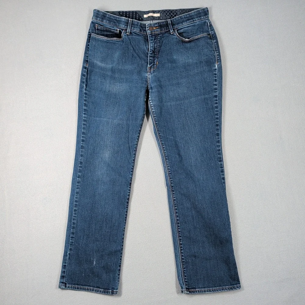 Levis 525 Perfect Waist Straight Leg Jeans Mens W33 L30‎ Blue Denim 15564-0045